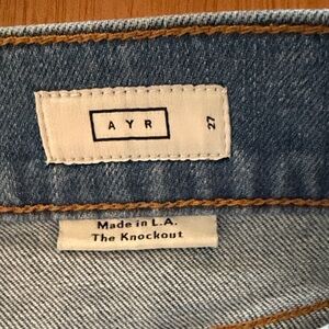 AYR Women’s The Knockout Jeans - Light Blue Denim